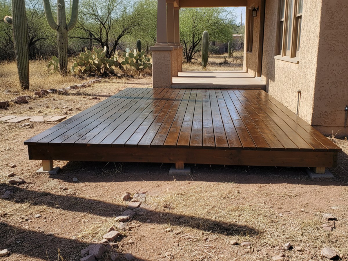 Deck Resurfacing completed by Marana Deck Co in Green Valley, AZ