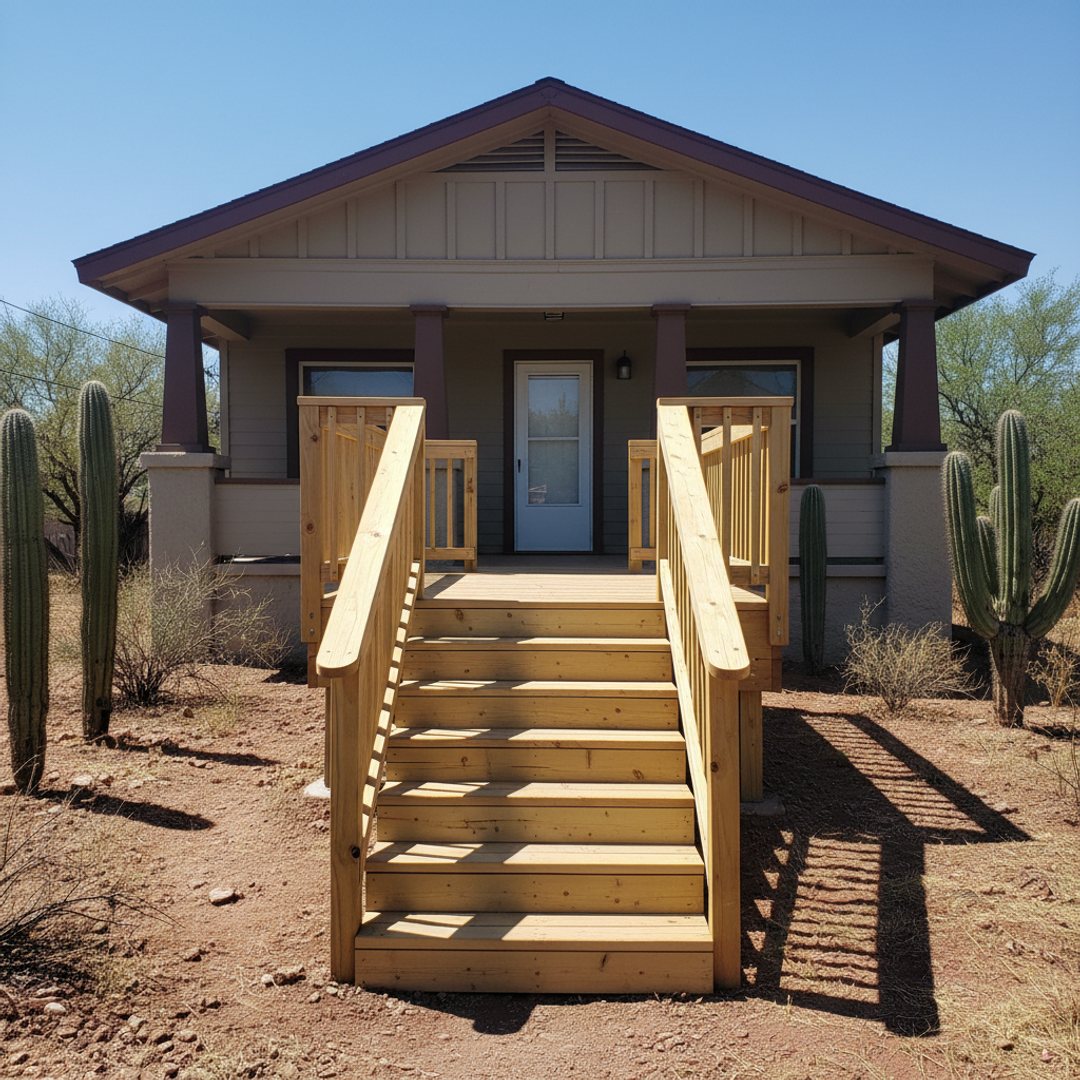 Deck Installation completed by Marana Deck Co in Corona de Tucson, AZ