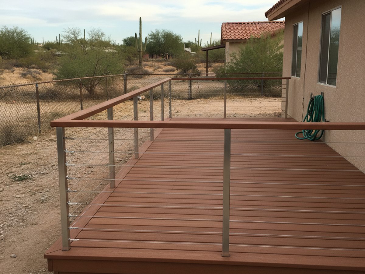 Deck Staining & Sealing completed by Marana Deck Co in Marana, AZ